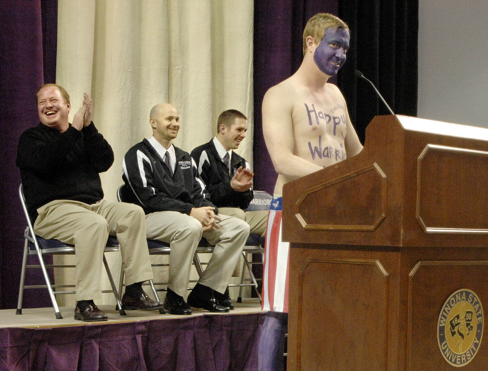 Mike Leaf at Winona State University